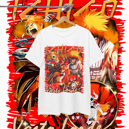 Bleach Anime 100% Cotton Graphic T-Shirt for Fans