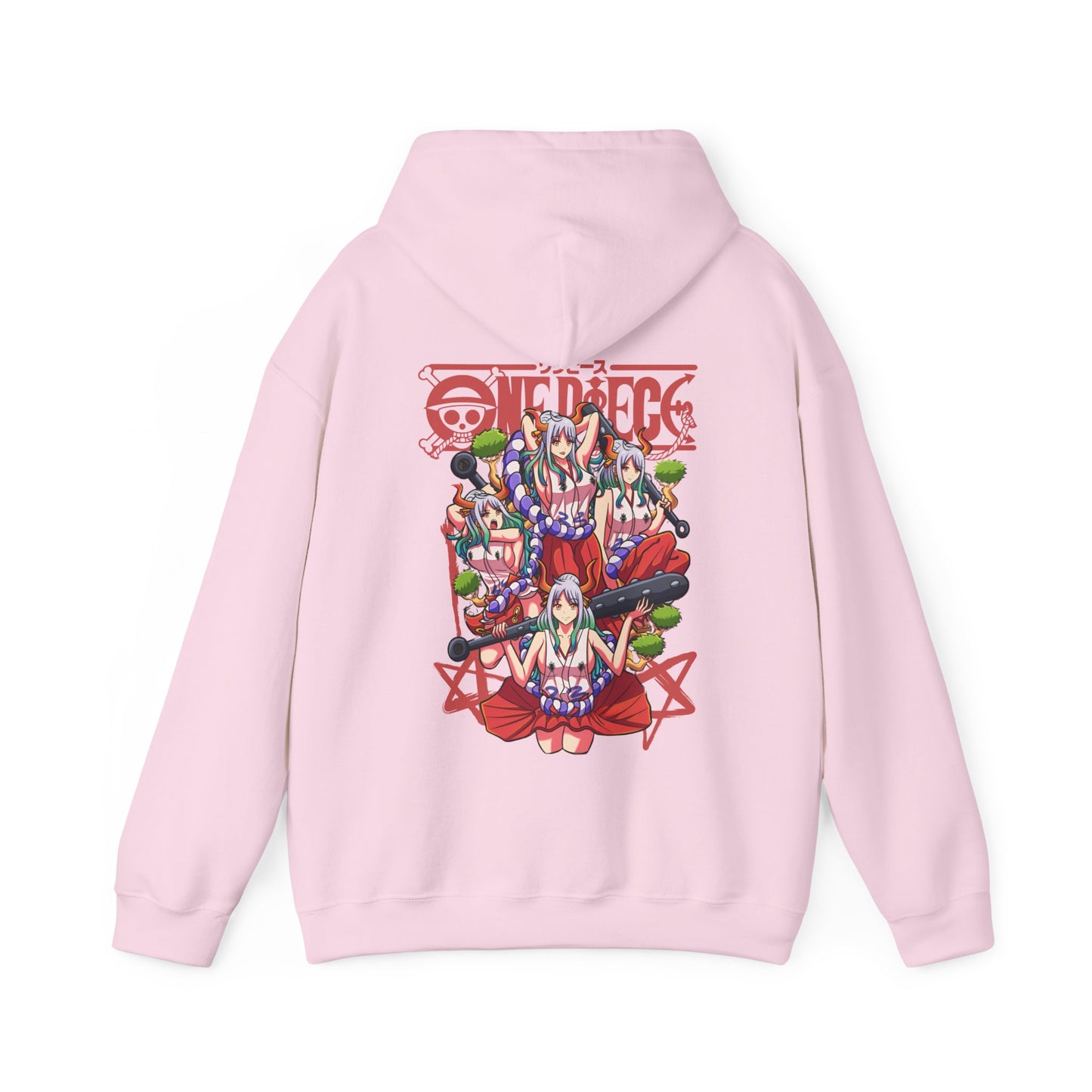 Yamato One Piece Back Print Hoodie – 100% Cotton Wano Arc Anime Hoodie