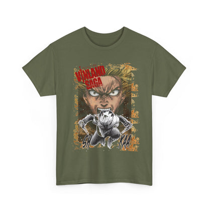 Thorfinn Vinland Saga T-Shirt – 100% Cotton Viking Anime Shirt for Fans