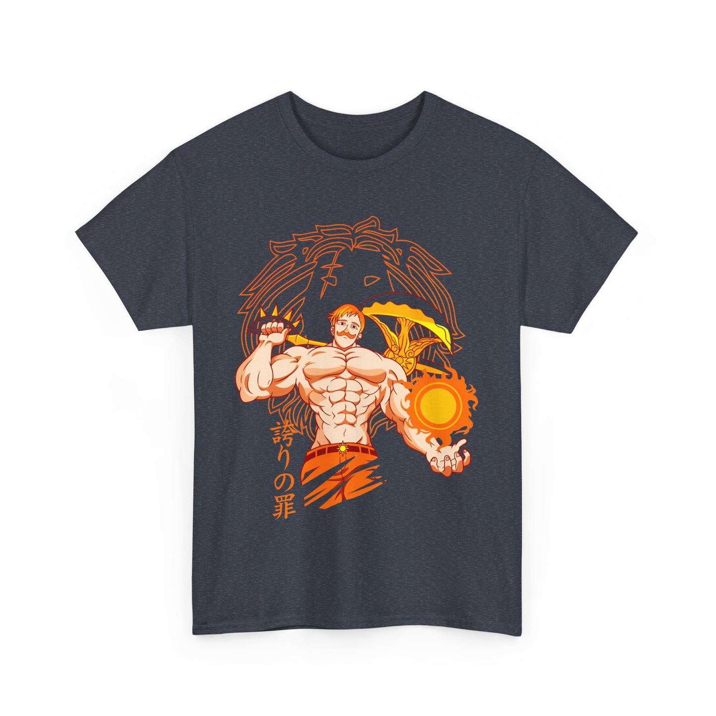 Escanor Seven Deadly Sins T-Shirt – 100% Cotton Anime Tee for Lion’s Sin of Pride Fans
