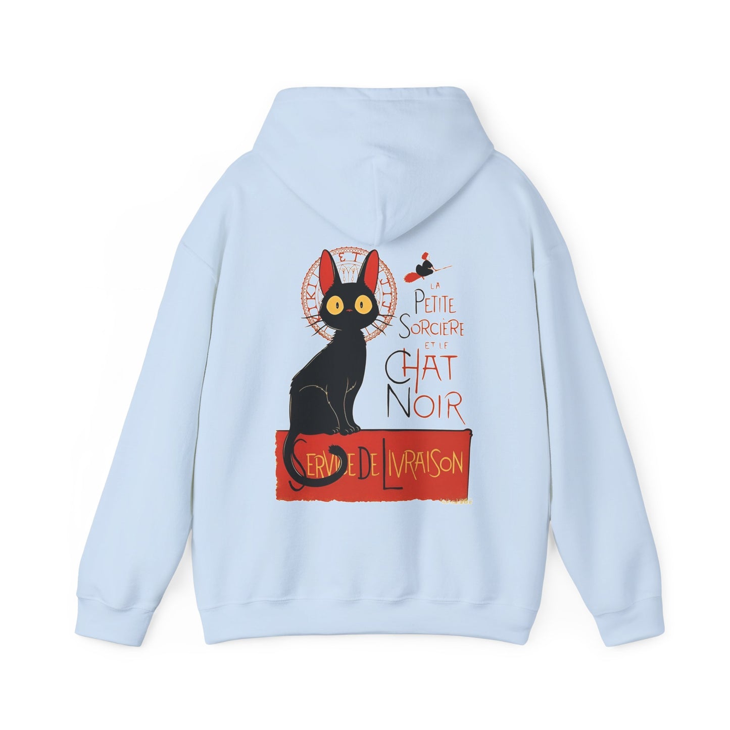 Kiki’s Delivery Service Hoodie | 100% Cotton Back Print Sweatshirt | Studio Ghibli Apparel