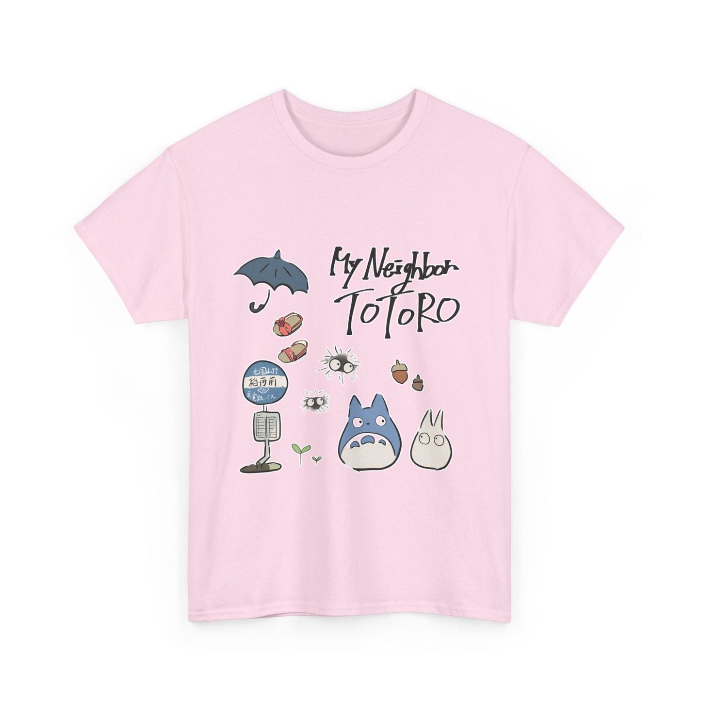 My Neighbor Totoro Shirt – 100% Cotton Ghibli Tee for Anime Lovers