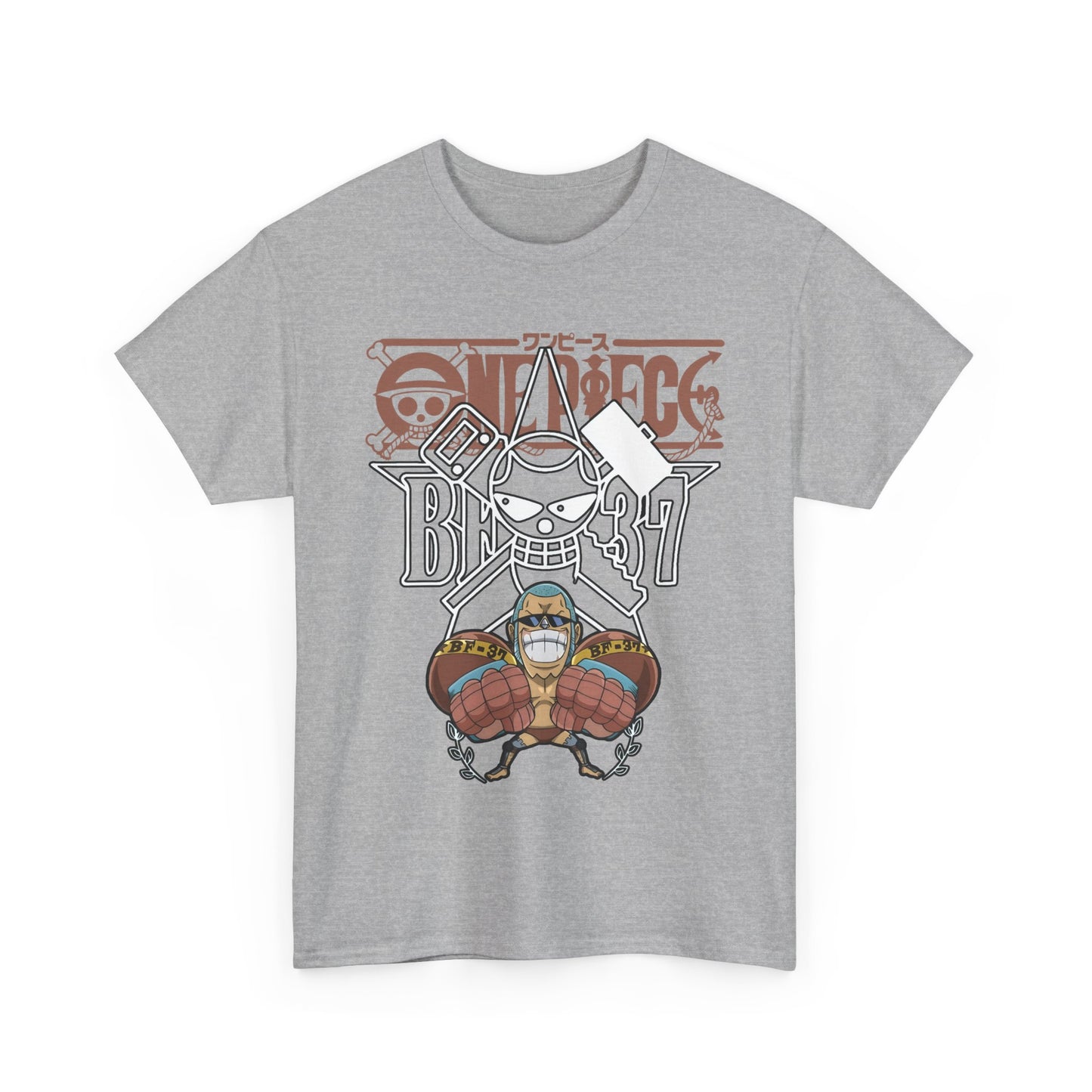 Franky One Piece T-Shirt – 100% Cotton Anime Tee for Fans