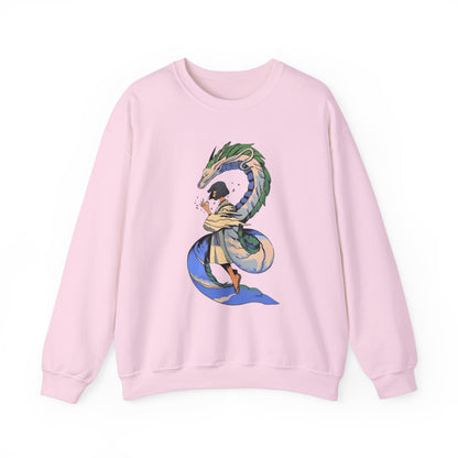 Haku Spirited Away Sweatshirt – 100% Cotton Studio Ghibli Anime Pullover