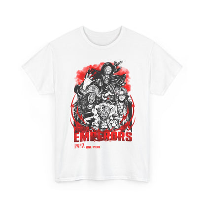 Four Emperors One Piece T-Shirt – 100% Cotton Anime Shirt Featuring Yonko Legends