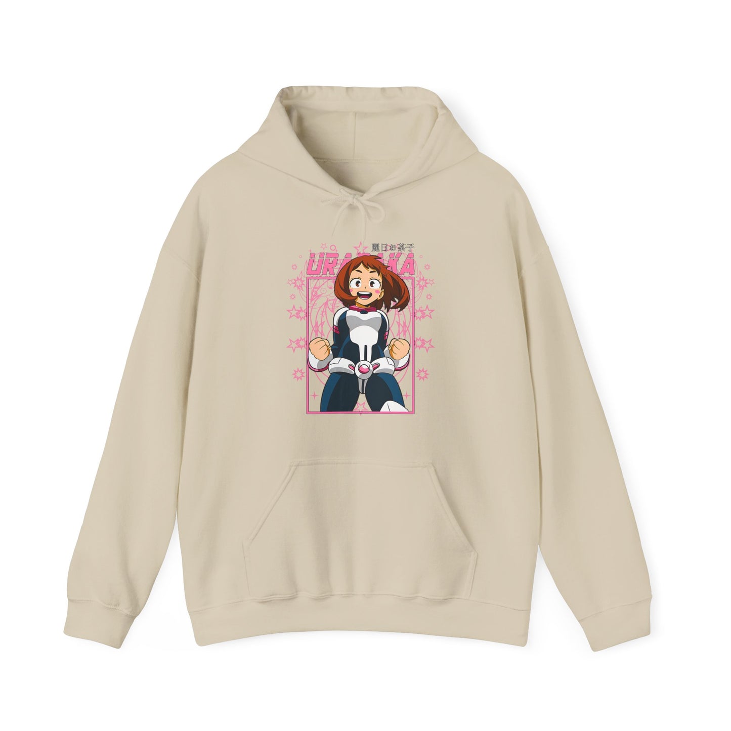 Ochaco Uraraka Hoodie – 100% Cotton Gildan 18500 | My Hero Academia Anime Hoodie for True Fans