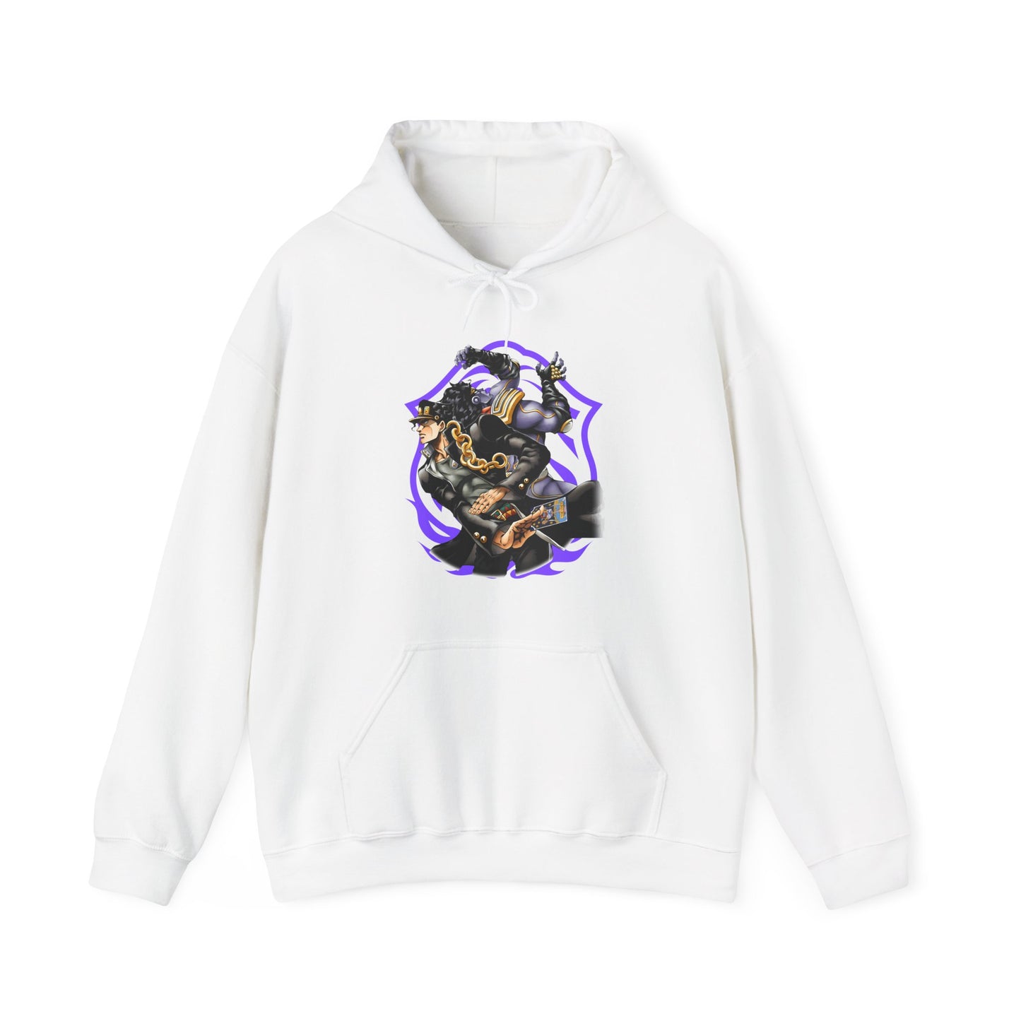 Jotaro Kujo Hoodie – 100% Cotton JoJo’s Bizarre Adventure Anime Sweatshirt