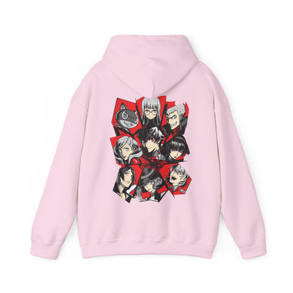 Persona 5 Hoodie with Back Print – 100% Cotton | Phantom Thieves Anime Gamer Hoodie