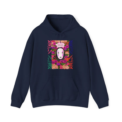 No Face Spirited Away Hoodie – 100% Cotton Gildan 18500 | Studio Ghibli Anime Hoodie