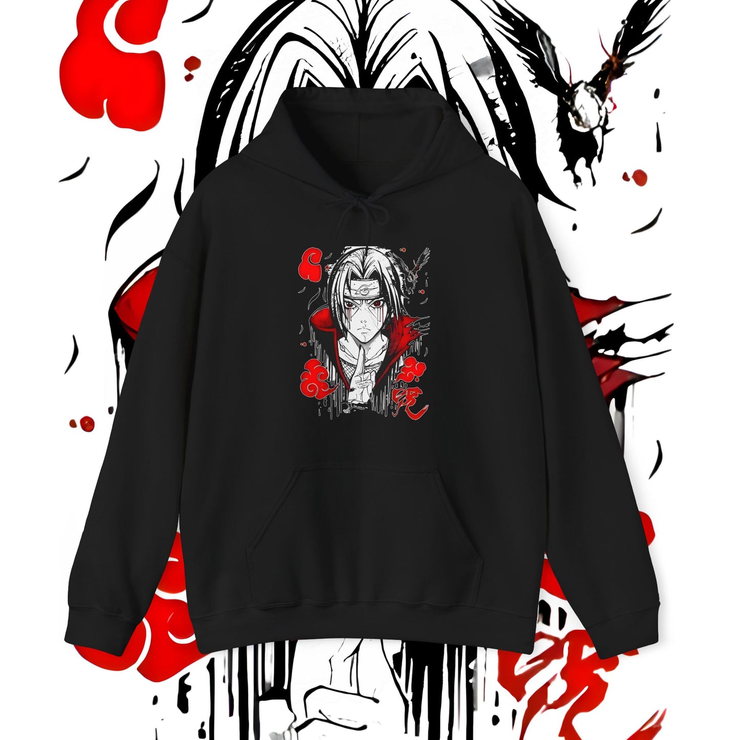Itachi Uchiha Naruto Hoodie | 100% Cotton Anime Streetwear