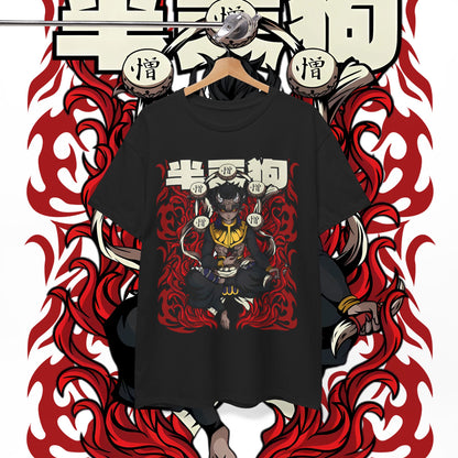 Hantengu Moon Demon Slayer T-Shirt | Anime Graphic Tee 100% Cotton