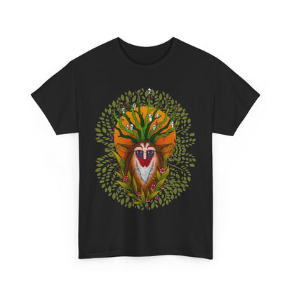 Forest Spirit Ghibli T-Shirt – 100% Cotton Princess Mononoke Anime Tee