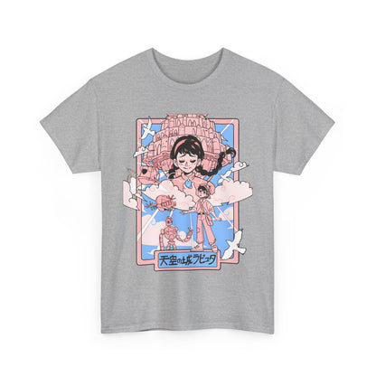 Castle in the Sky T-Shirt – 100% Cotton Studio Ghibli Tee for Anime Fans
