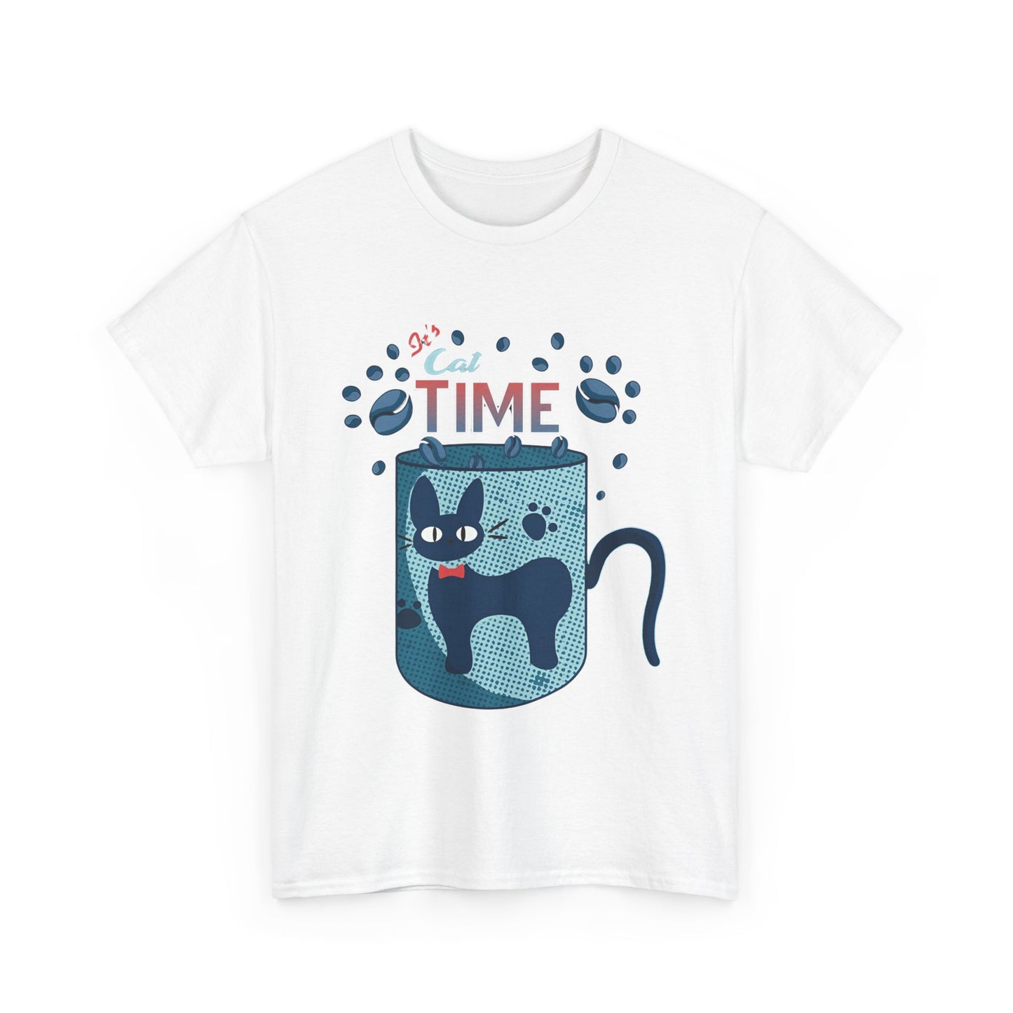 Jiji Cat Tea Time T-Shirt | Kiki’s Delivery Service Anime Tee