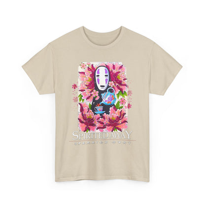 Spirited Away Tea Flowers T-Shirt | 100% Cotton Studio Ghibli Anime Tee