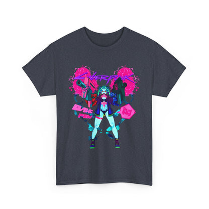 Rebecca Cyberpunk Edgerunners T-Shirt – 100% Cotton Anime Tee Featuring the Iconic Netrunner