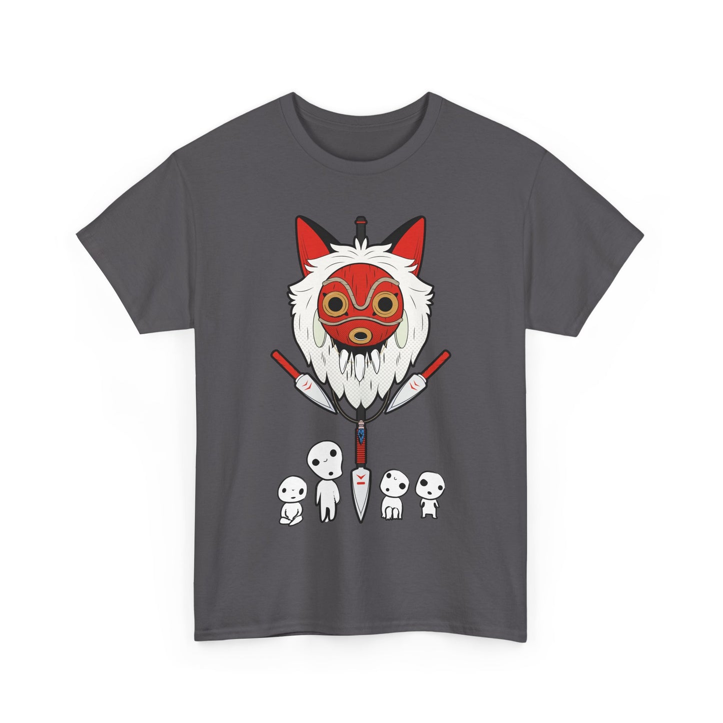 Kodama Princess Mononoke T-Shirt 100% Cotton | Studio Ghibli Anime Tee