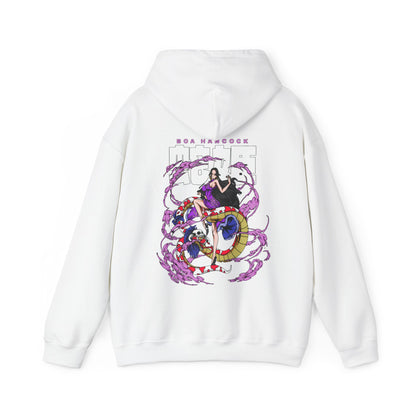 Boa Hancock Back Print Hoodie – 100% Cotton One Piece Anime Sweatshirt