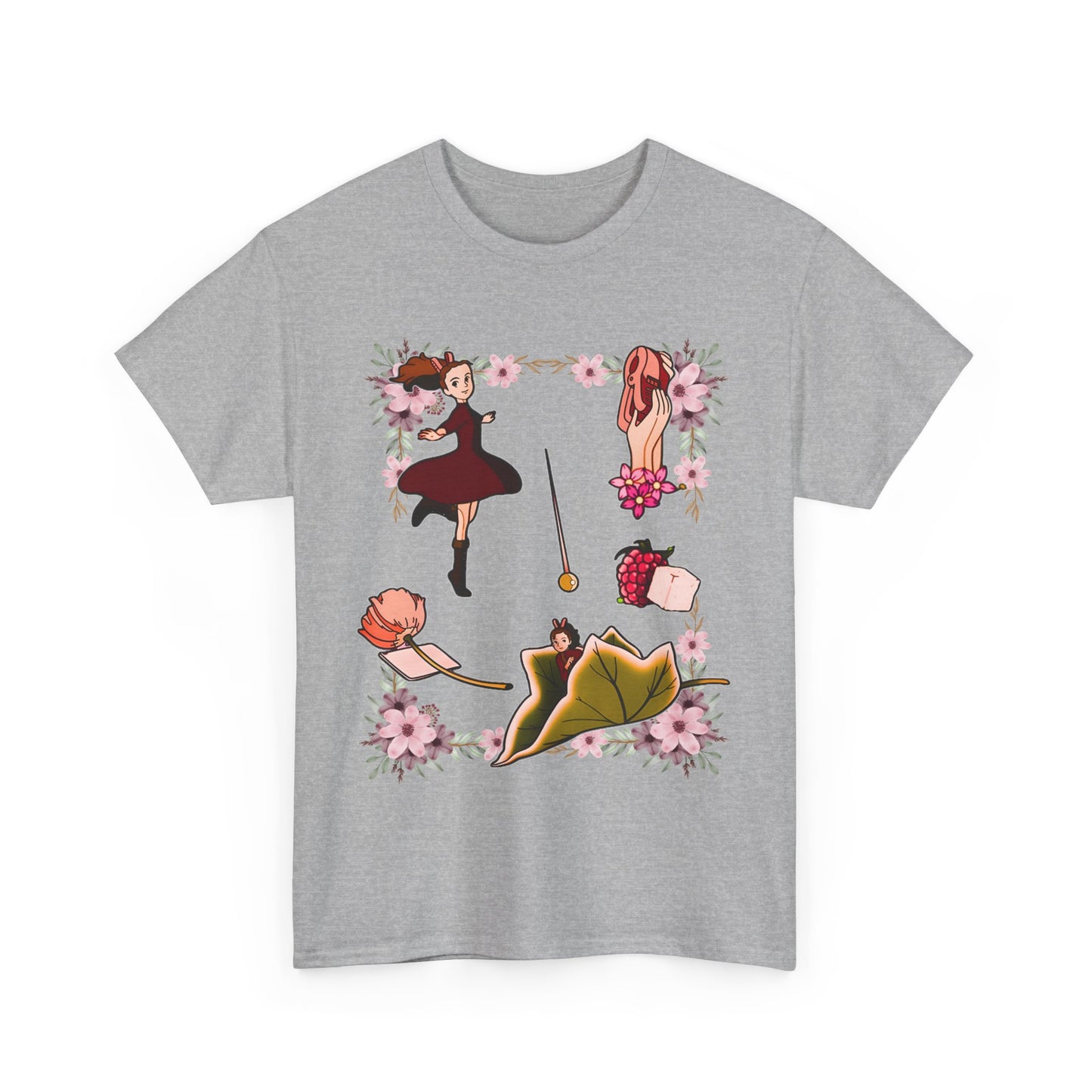 The Secret World of Arrietty T-Shirt – 100% Cotton Ghibli Anime Tee for Fans