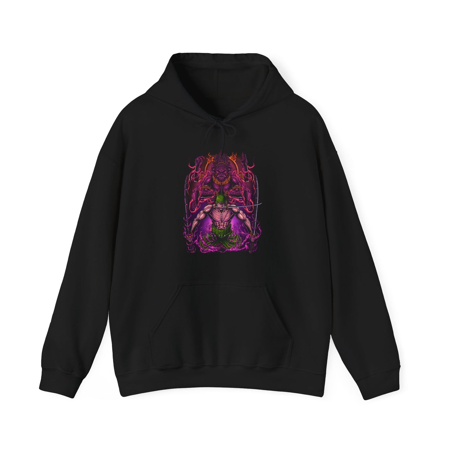 Roronoa Zoro Hoodie – 100% Cotton One Piece Anime Pullover for Fans