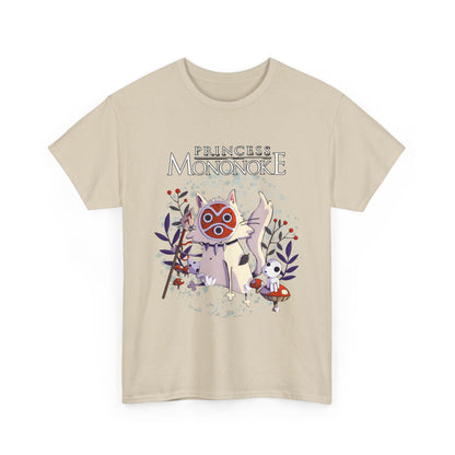 Princess Mononoke White T-Shirt | 100% Cotton Studio Ghibli Anime Tee