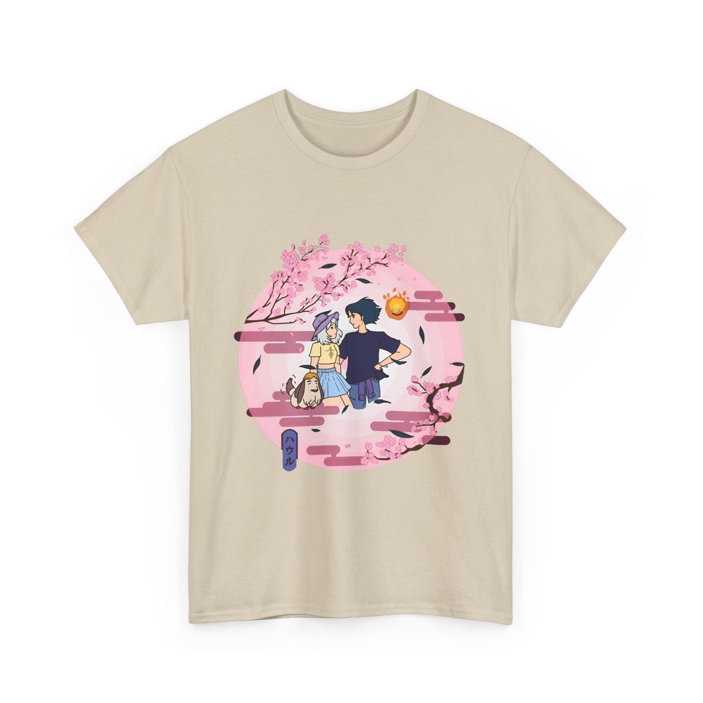 Howl’s Moving Castle T-Shirt 100% Cotton | Studio Ghibli Anime Tee
