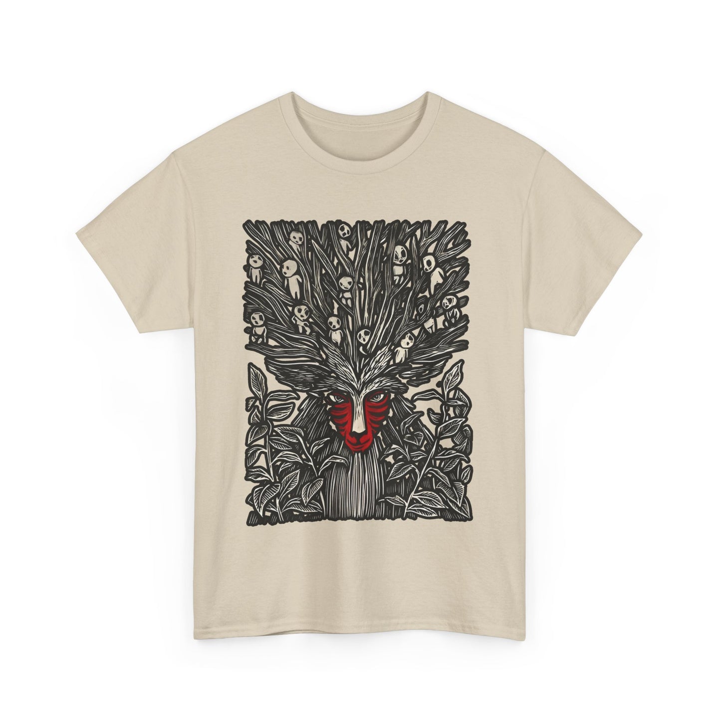 Forest Spirit Studio Ghibli T-Shirt – 100% Cotton Anime Tee for Ghibli Fans