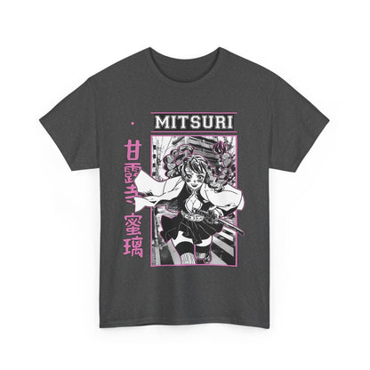 Mitsuri Kanroji T-Shirt – 100% Cotton Demon Slayer Love Hashira Anime Tee