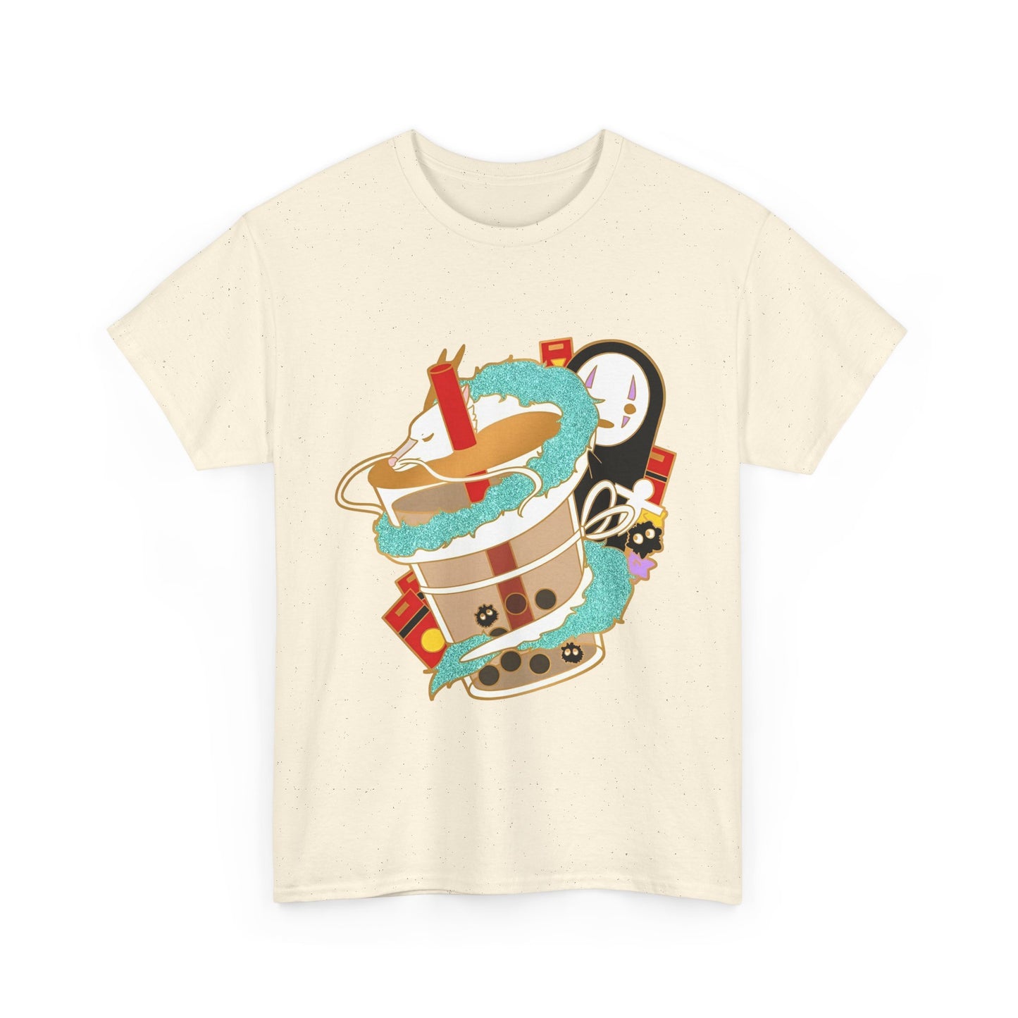 Spirited Away Smoothie Art T-Shirt | 100% Cotton Studio Ghibli Anime Tee