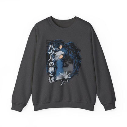 Howl & Sophie Sweatshirt – 100% Cotton Studio Ghibli Pullover Inspired by Howl’s Moving Castle