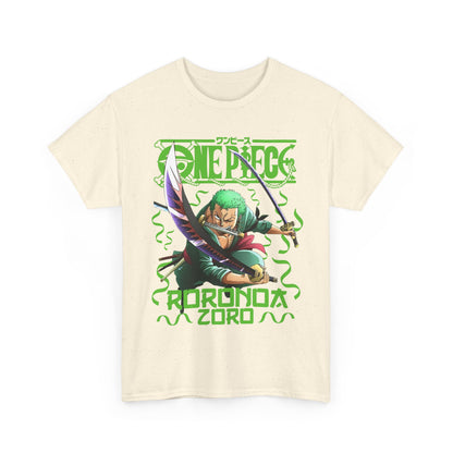 Roronoa Zoro Sword T-Shirt – 100% Cotton One Piece Anime Tee for True Fans