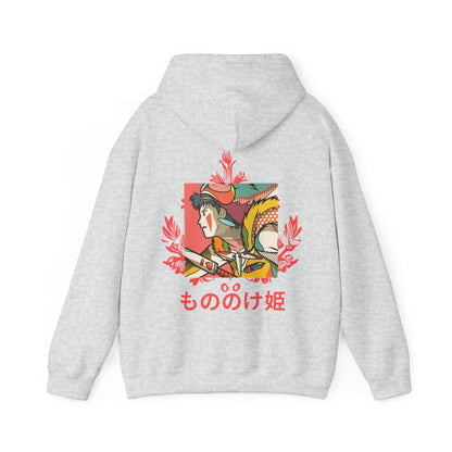 Princess Mononoke Hoodie with Back Print – 100% Cotton Studio Ghibli Inspired Pullover