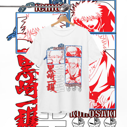 Bleach Ichigo Kurosaki 100% Cotton Anime T-Shirt