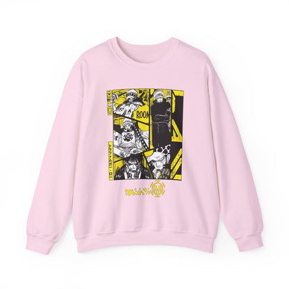 Trafalgar Law One Piece Sweatshirt – 100% Cotton Anime Pullover for Fans