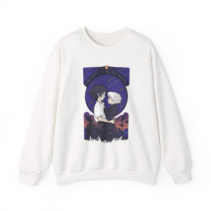 Howl and Sophie Couple Sweatshirt – 100% Cotton Studio Ghibli Pullover from Howl’s Moving Castle