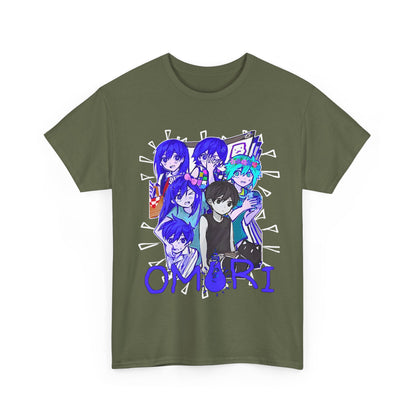 OMORI Family T-Shirt – 100% Cotton Indie Game Tee Featuring Sunny and Friends