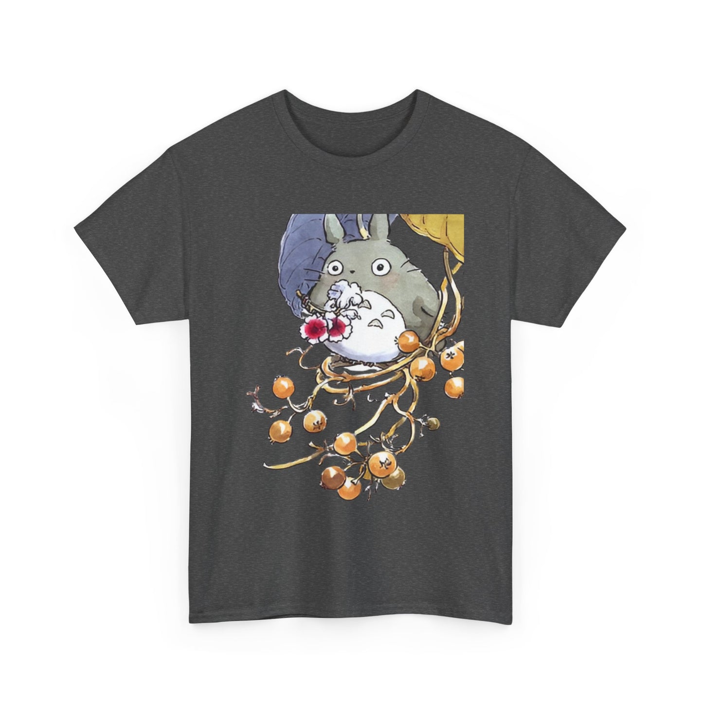Totoro Sweet Art Shirt – Cute Studio Ghibli Cotton T-Shirt for Anime Fans