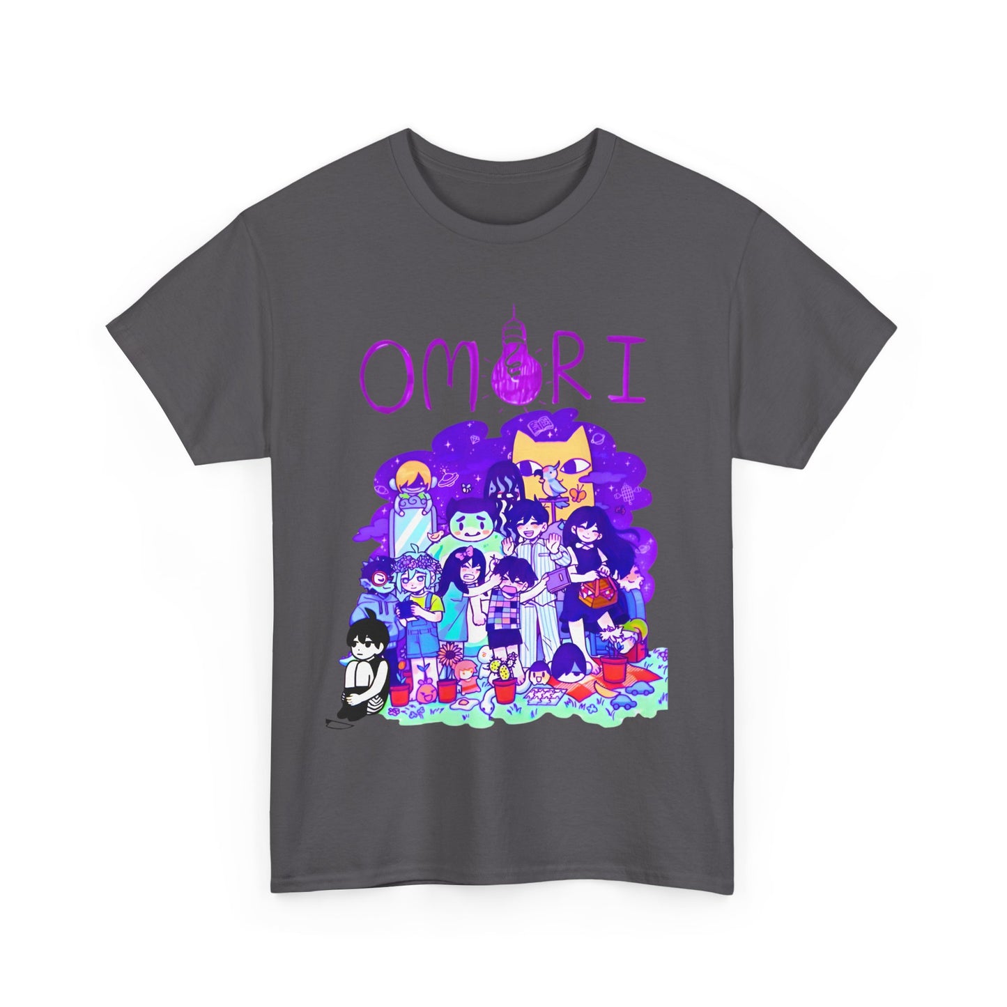 OMORI T-Shirt – 100% Cotton Indie Game Shirt Featuring OMORI Characters and Art