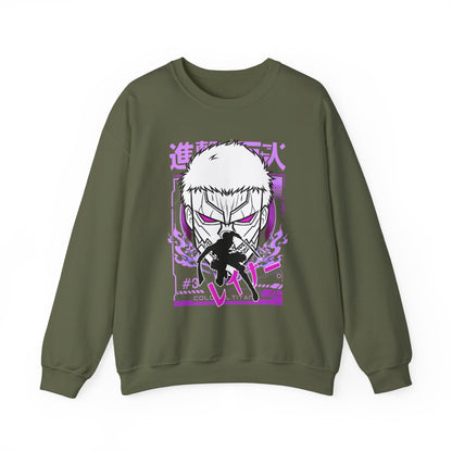 Reiner Braun Sweatshirt – 100% Cotton Attack On Titan Anime Pullover for AOT Fans