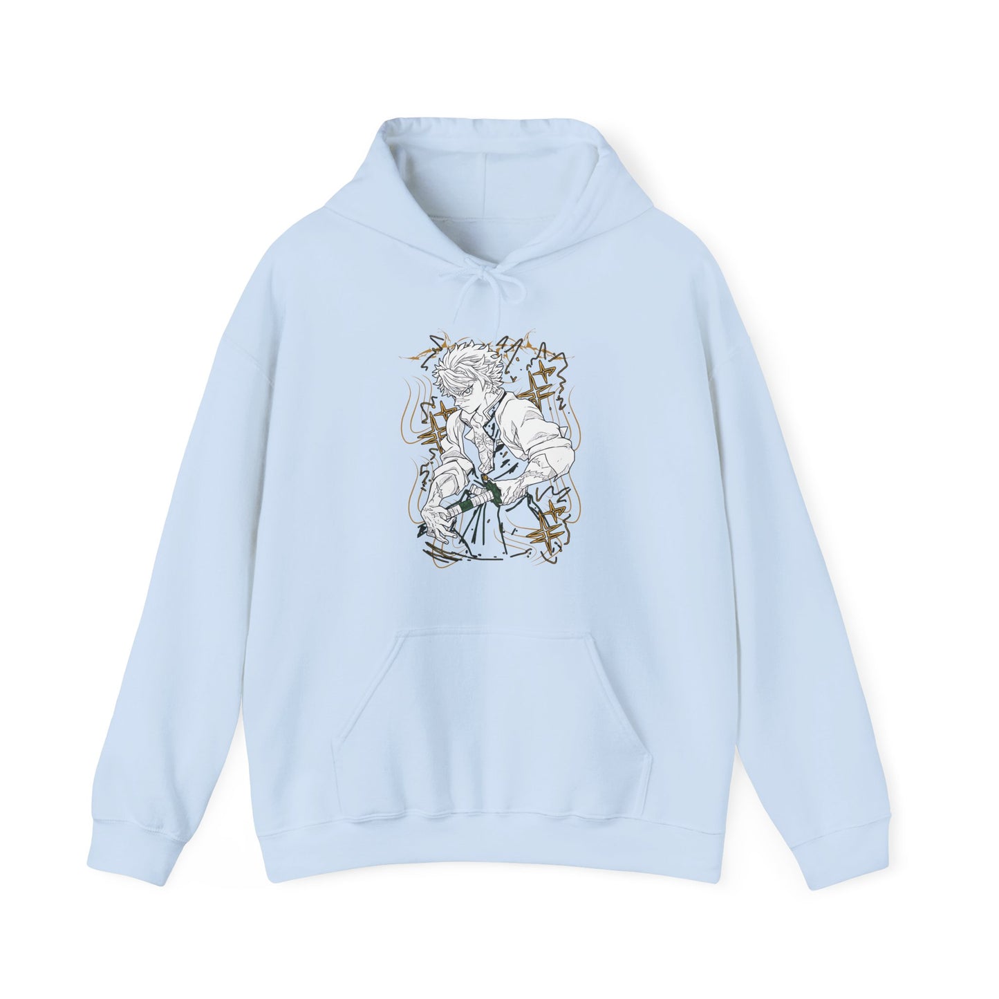 Sanemi Shinazugawa Demon Slayer Hoodie – 100% Cotton Anime Streetwear for Kimetsu no Yaiba Fans
