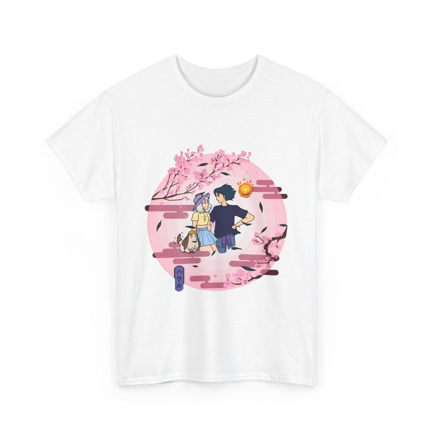 Howl’s Moving Castle T-Shirt 100% Cotton | Studio Ghibli Anime Tee