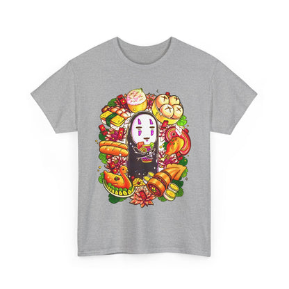 No Face Paint Brush T-Shirt | 100% Cotton Spirited Away Studio Ghibli Tee