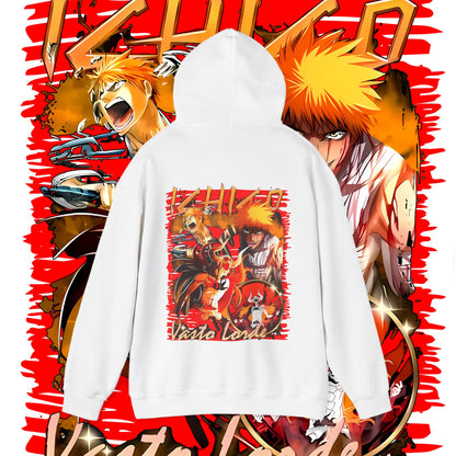 Bleach Anime Back Print Cotton Hoodie