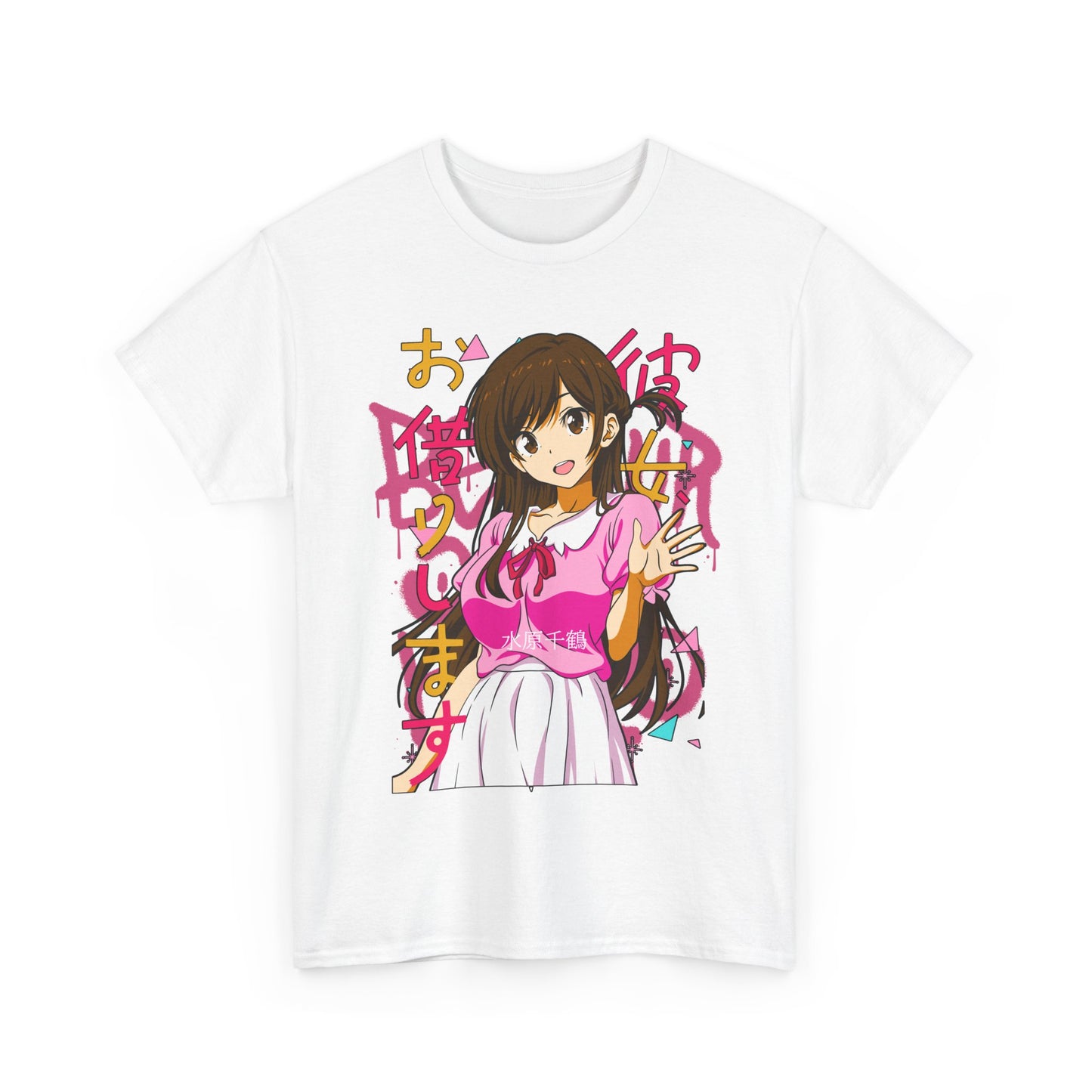 Chizuru Mizuhara T-Shirt – 100% Cotton Anime Tee from Rent a Girlfriend