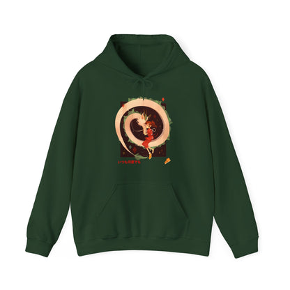 Spirited Away Love Hoodie – 100% Cotton Anime Hoodie Featuring Chihiro and Haku from Studio Ghibli