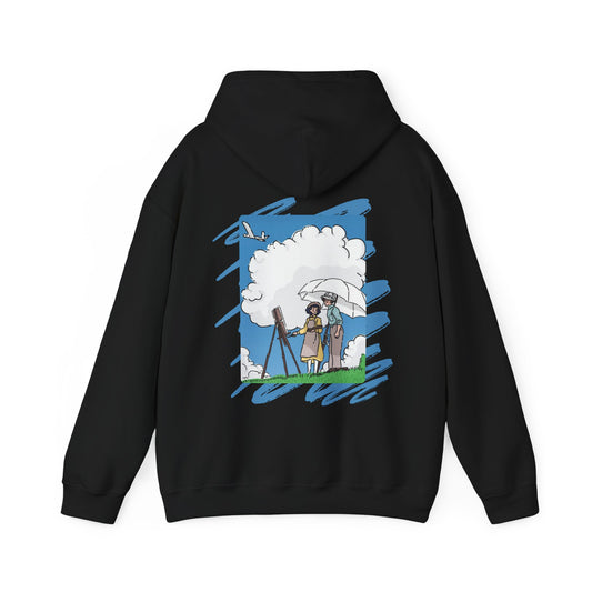 The Wind Rises Hoodie with Back Print – 100% Cotton Studio Ghibli Inspired Pullover