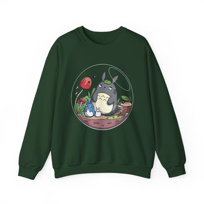 Totoro in a Bubble Sweatshirt – 100% Cotton Studio Ghibli Cozy Anime Pullover