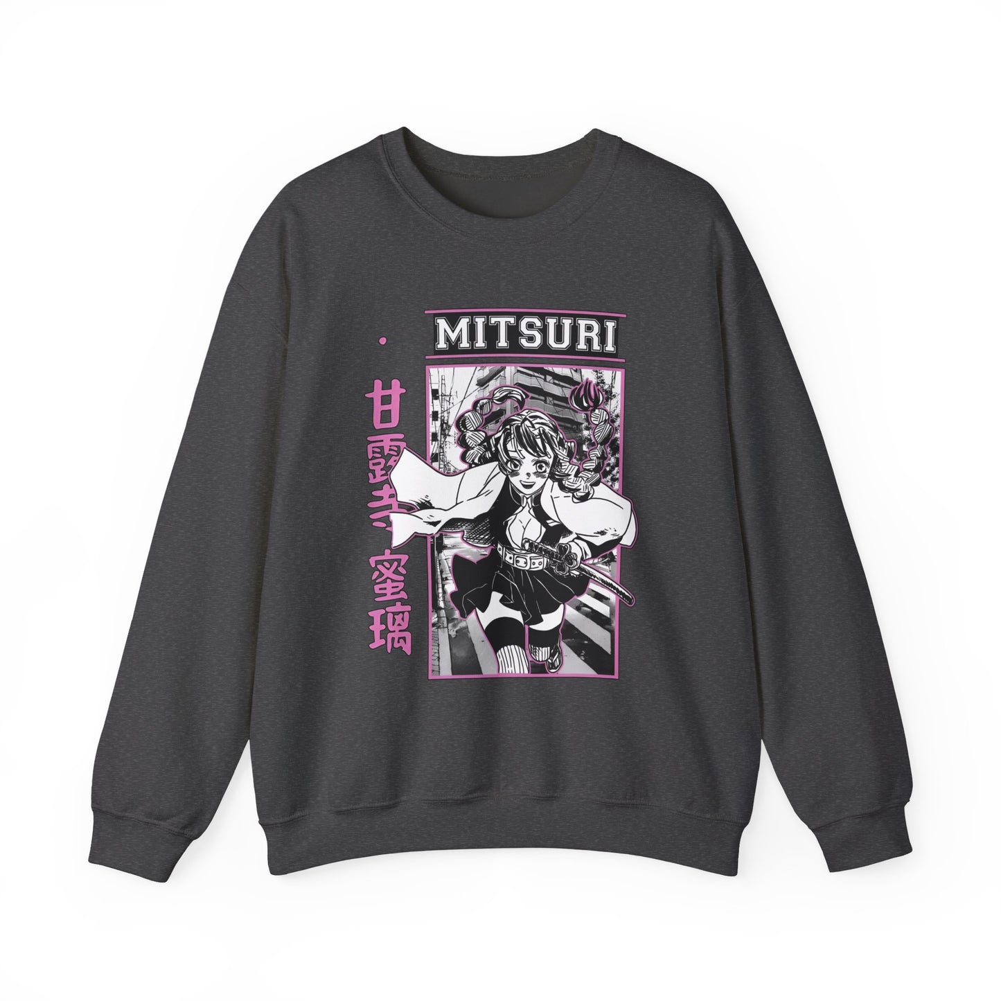 Mitsuri Kanroji Demon Slayer Sweatshirt – 100% Cotton Anime Love Hashira Pullover