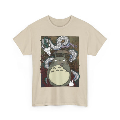 Totoro Haku Dragon T-Shirt | 100% Cotton Studio Ghibli Anime Tee
