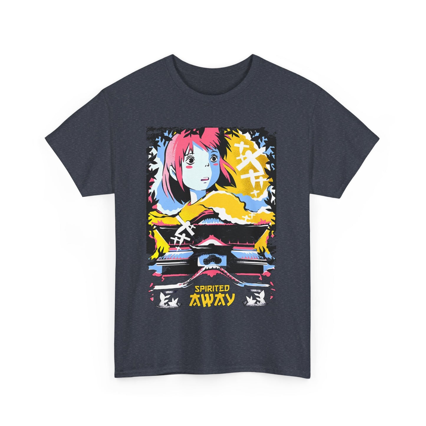 Spirited Away Japan Art T-Shirt | 100% Cotton Studio Ghibli Tee